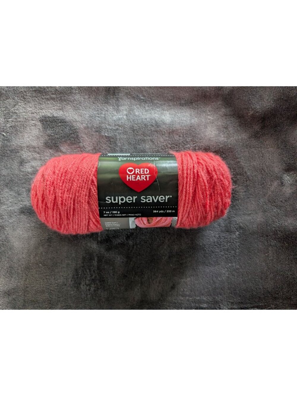 Yarnspirations Red Heart Super Saver Worsted Acrylic Yarn - Persimmon